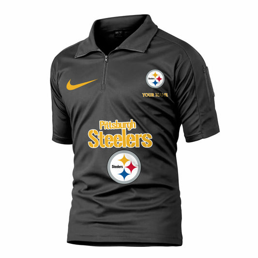 Pittsburgh Steelers Army Polo Shirt AZBTAPS000052