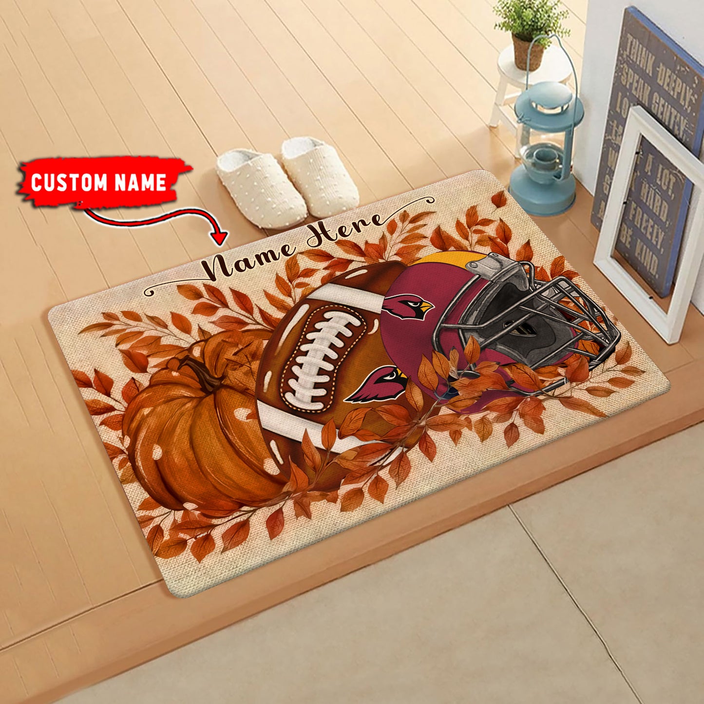 Arizona Cardinals  Fall Doormat New Collection AZBTDM000042