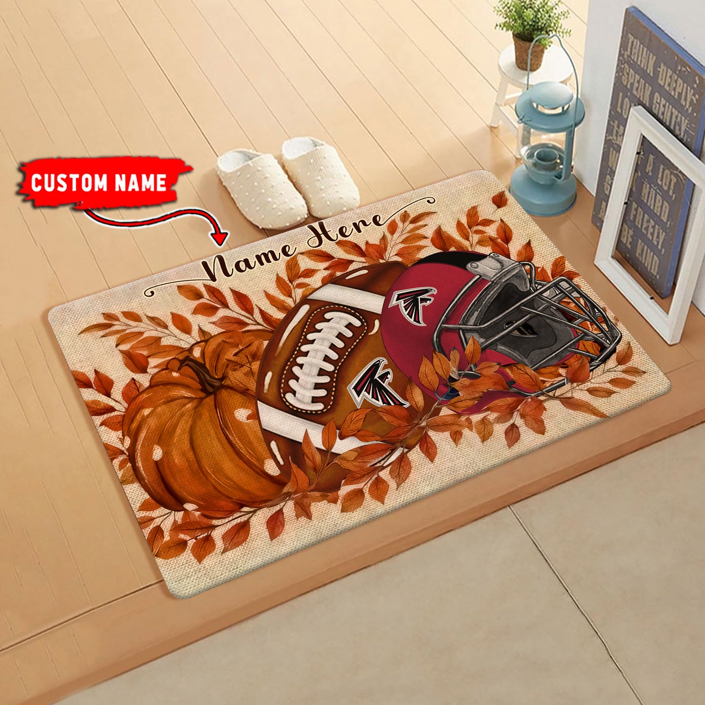 Atlanta Falcons  Fall Doormat New Collection AZBTDM000043