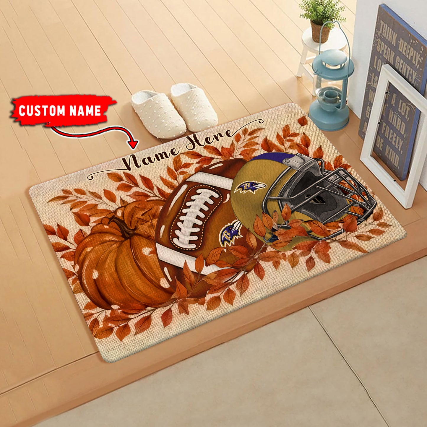 Baltimore Ravens  Fall Doormat New Collection AZBTDM000044