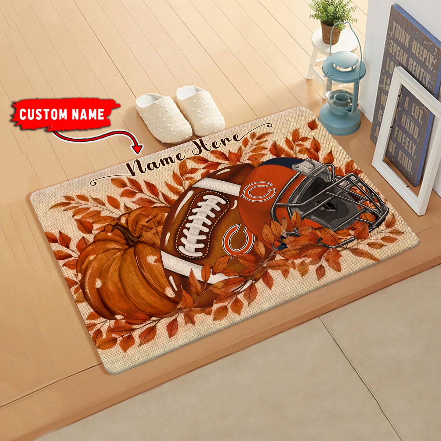 Chicago Bears  Fall Doormat New Collection AZBTDM000047