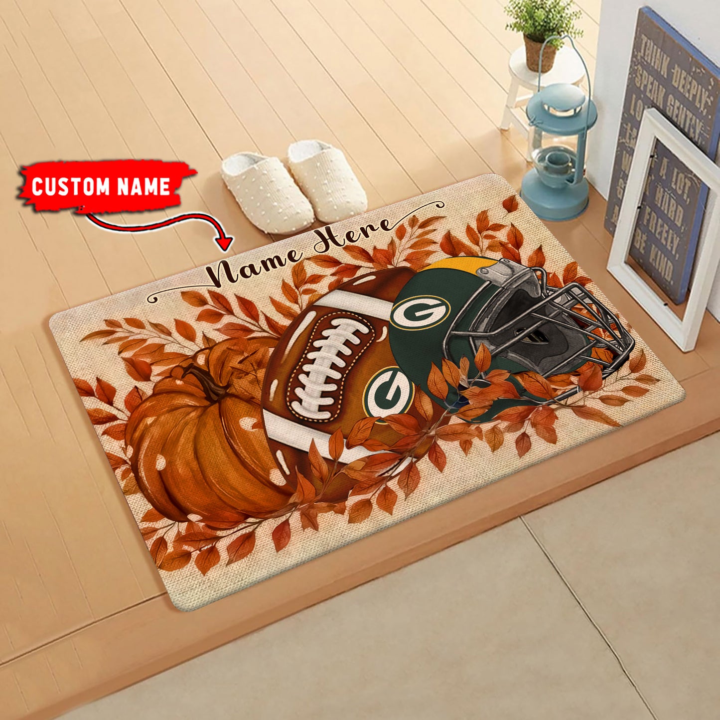Green Bay Packers  Fall Doormat New Collection AZBTDM000052
