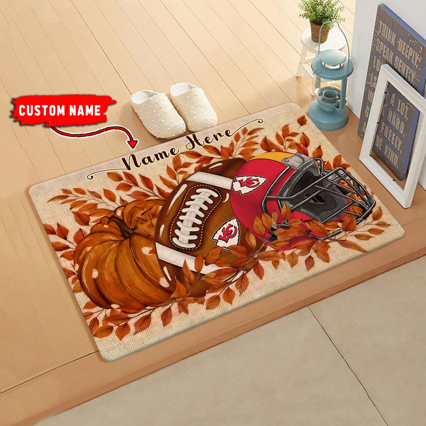 Kansas City Chiefs  Fall Doormat New Collection AZBTDM000057