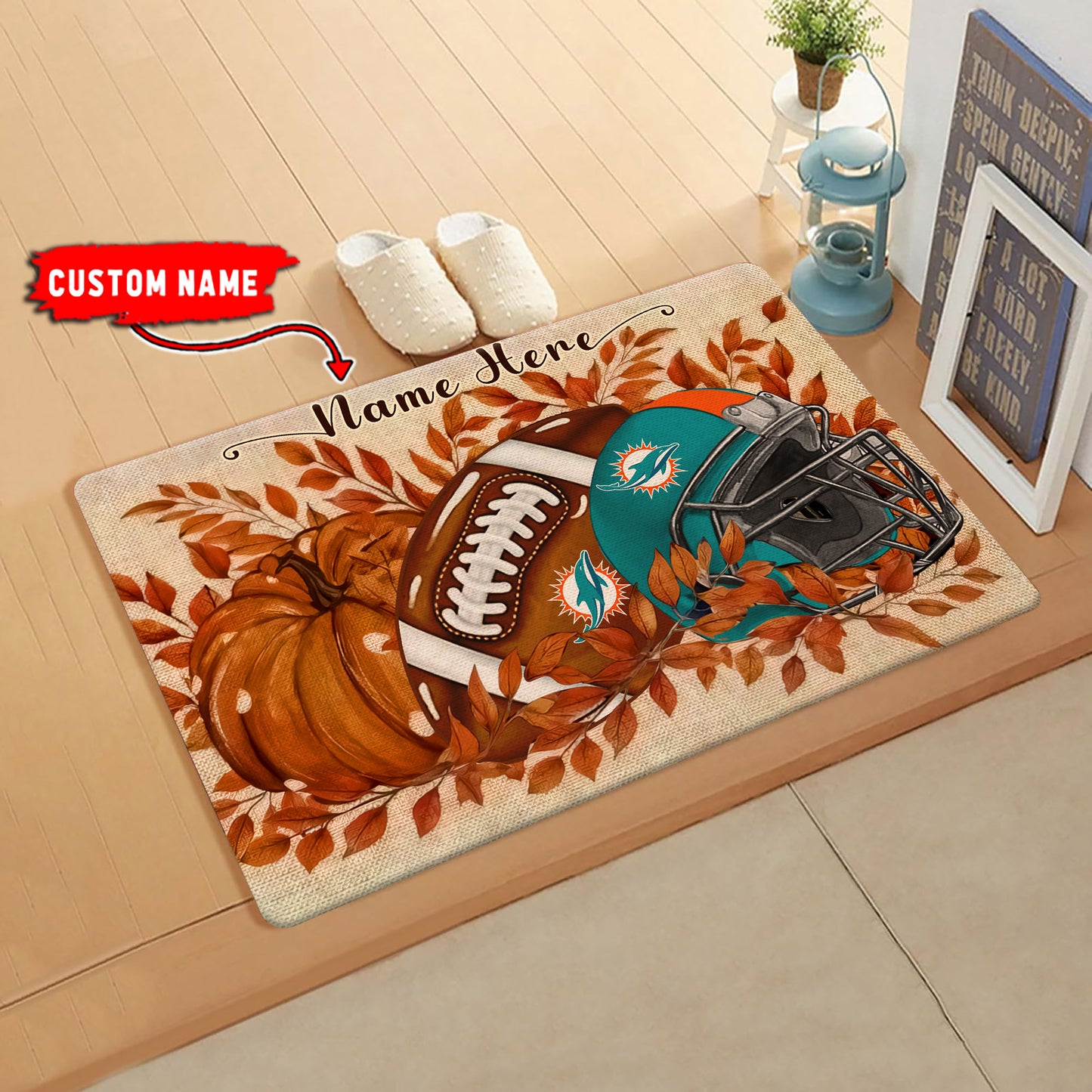 Miami Dolphins  Fall Doormat New Collection AZBTDM000061