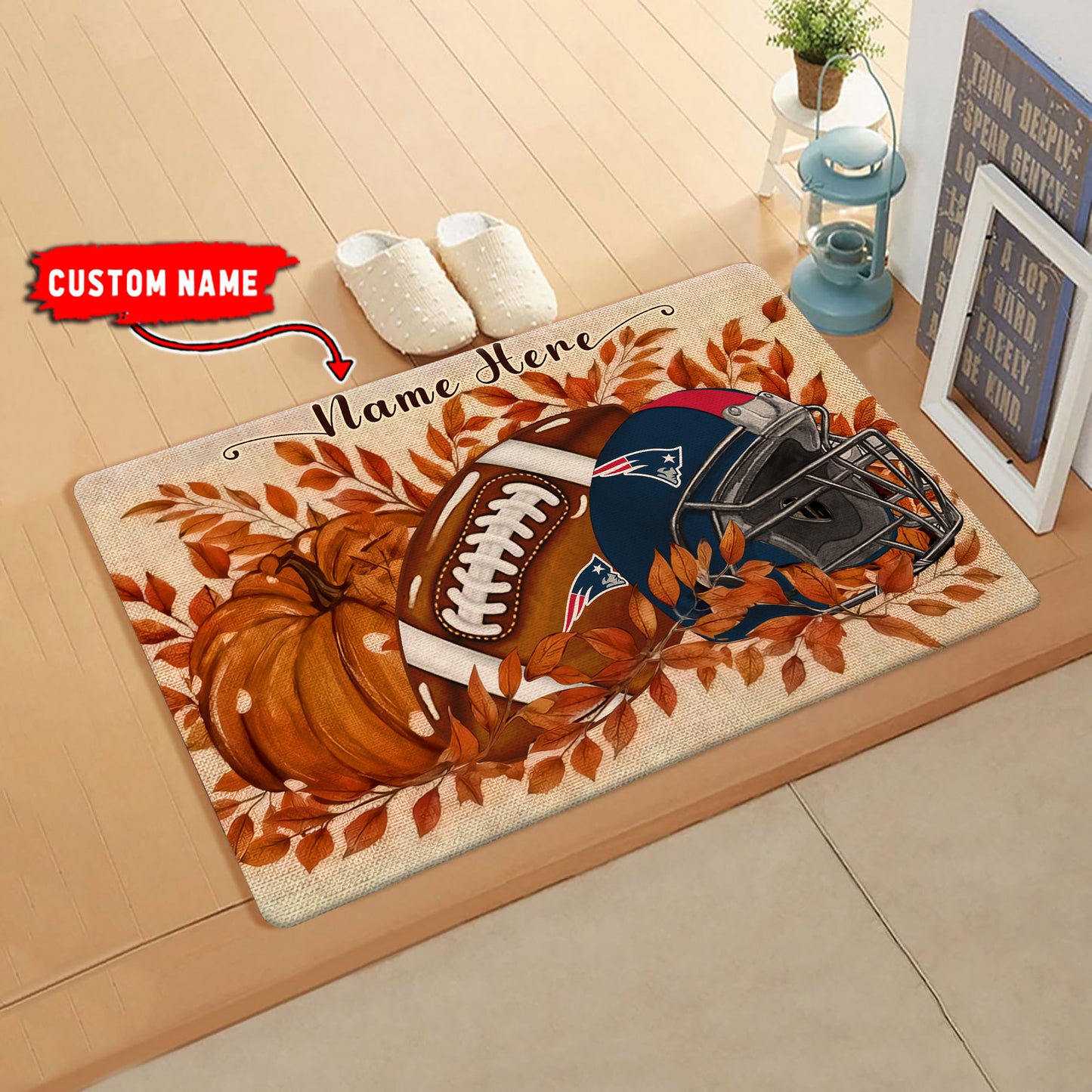 New England Patriots  Fall Doormat New Collection AZBTDM000063