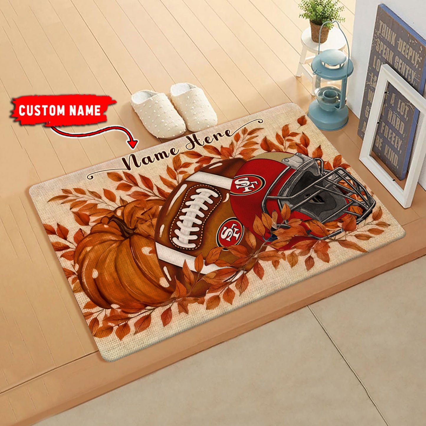 San Francisco 49ers  Fall Doormat New Collection AZBTDM000069