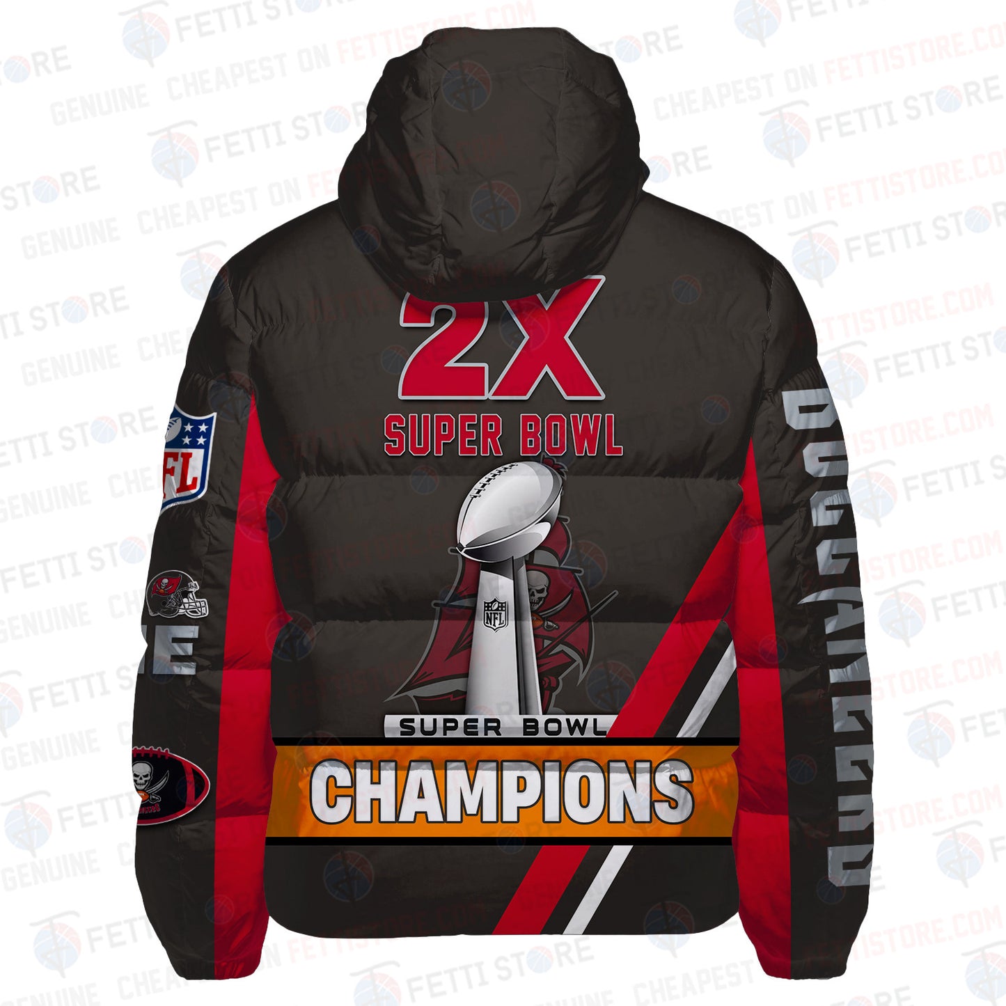 Tampa Bay Buccaneers CozyCloud Down Jacket AZBTDWJ000218