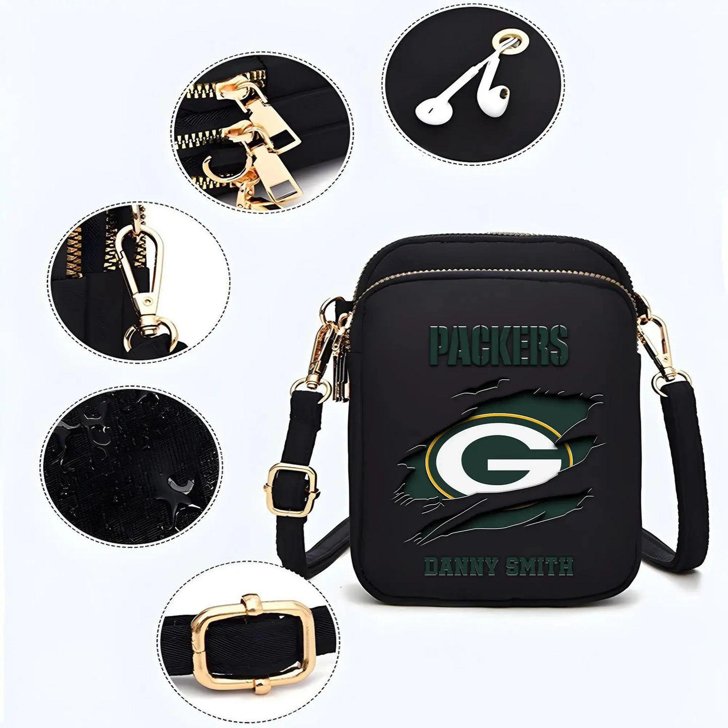 Green Bay Packers Mini Crossbody Bag for Women New Trending 2025 AZBT2DMCB000039