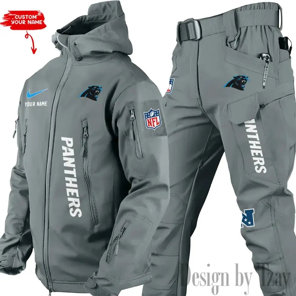 Carolina Panthers Outdoor Jacket and Pants 000064