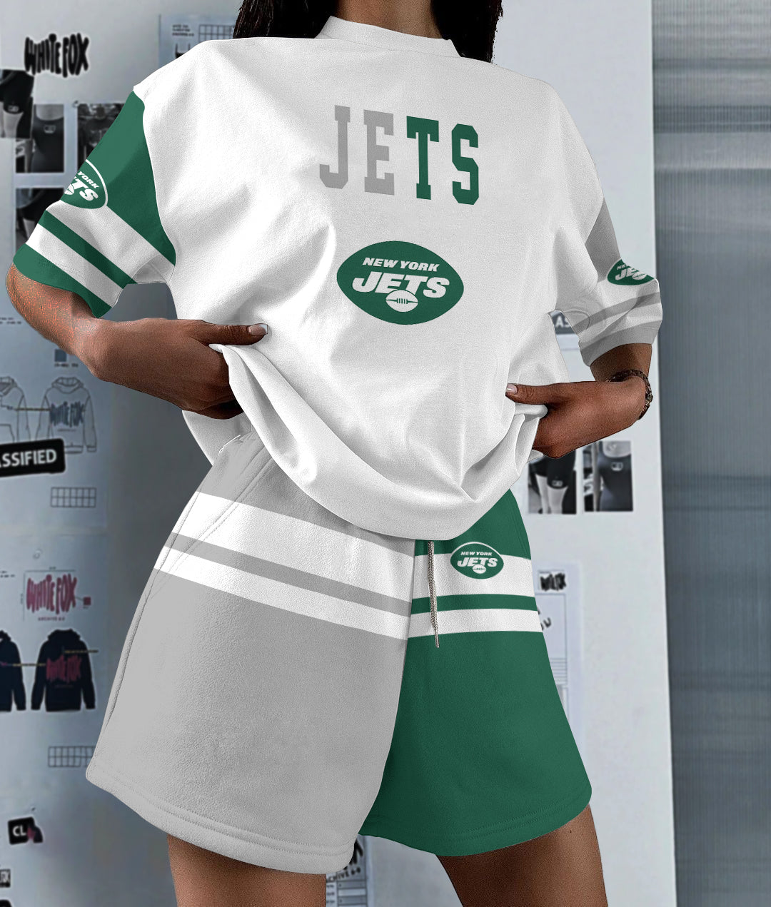New York Jets  Limited Edition Top And Shorts Two-Piece Suits