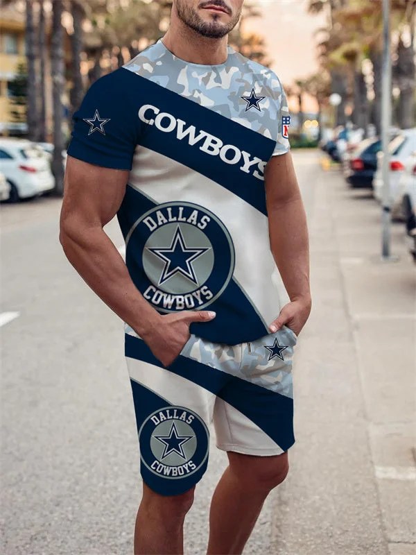 Dallas Cowboys T-shirt and Shorts AZTS060