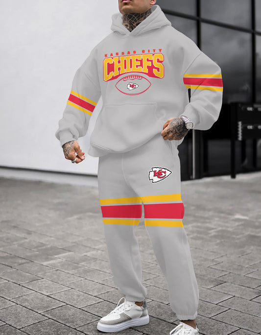 Kansas City Chiefs Combo Pullover Hoodie And Sweatpants AZBTPHSP000039