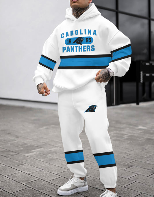 Carolina Panthers Combo Pullover Hoodie And Sweatpants AZBTPHSP000405
