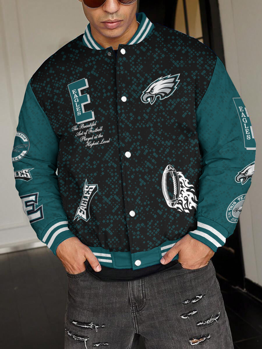 Philadelphia Eagles National Football League Varsity Jacket AZBTVJK000487