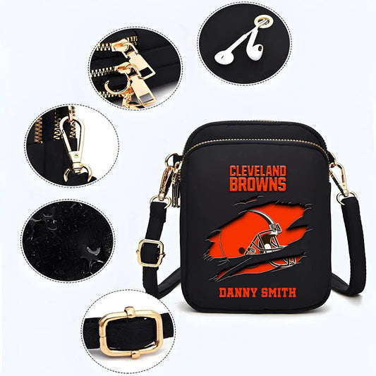 Cleveland Browns Mini Crossbody Bag for Women New Trending 2025 AZBT2DMCB000027