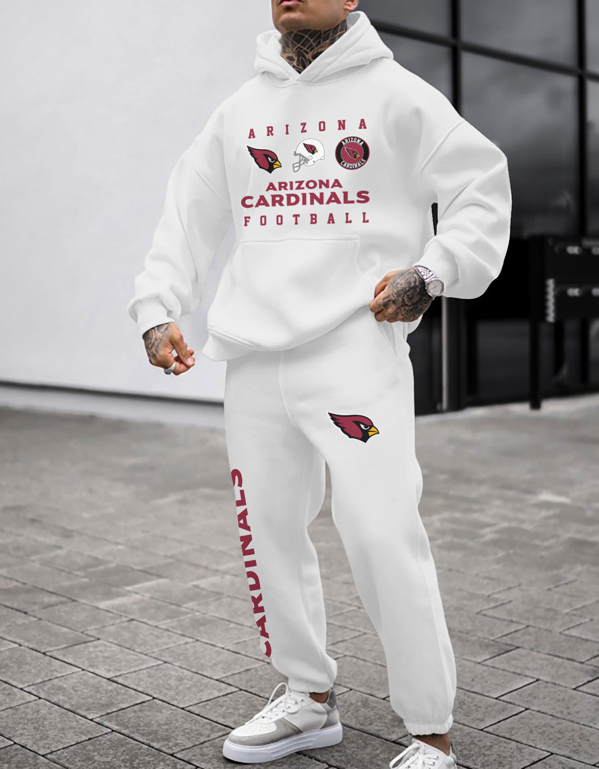 Arizona Cardinals Combo Pullover Hoodie And Sweatpants AZBTPHSP000406