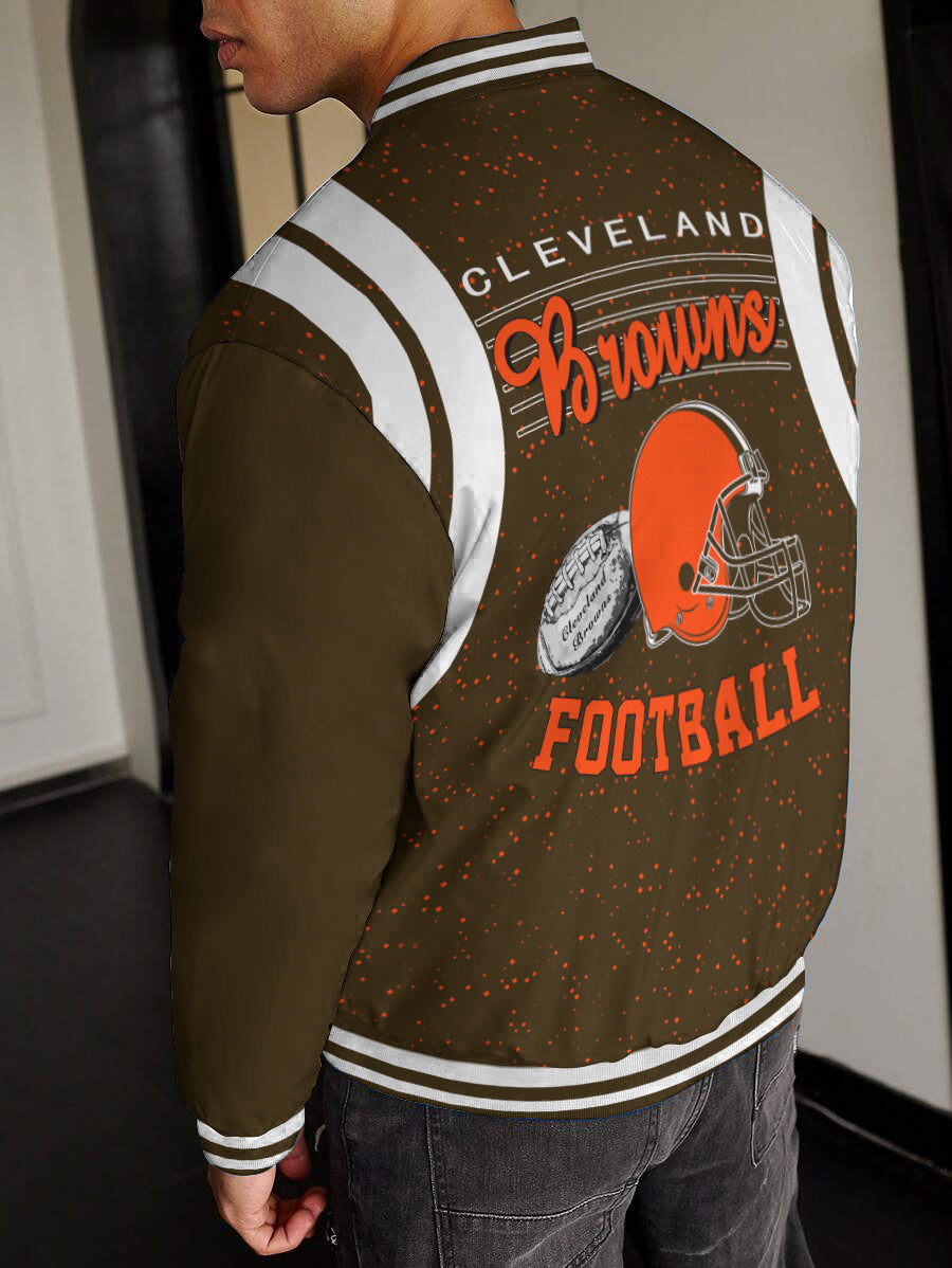 Cleveland Browns National Football League Varsity Jacket AZBTVJK000445