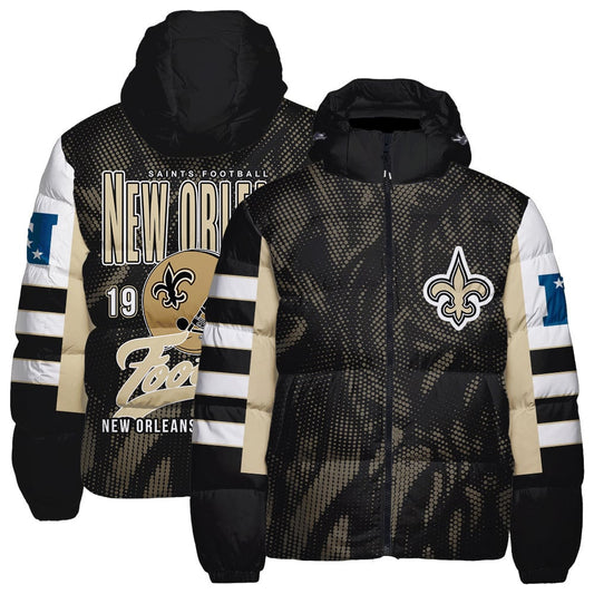 New Orleans Saints CozyCloud Down Jacket AZBTDWJ000344