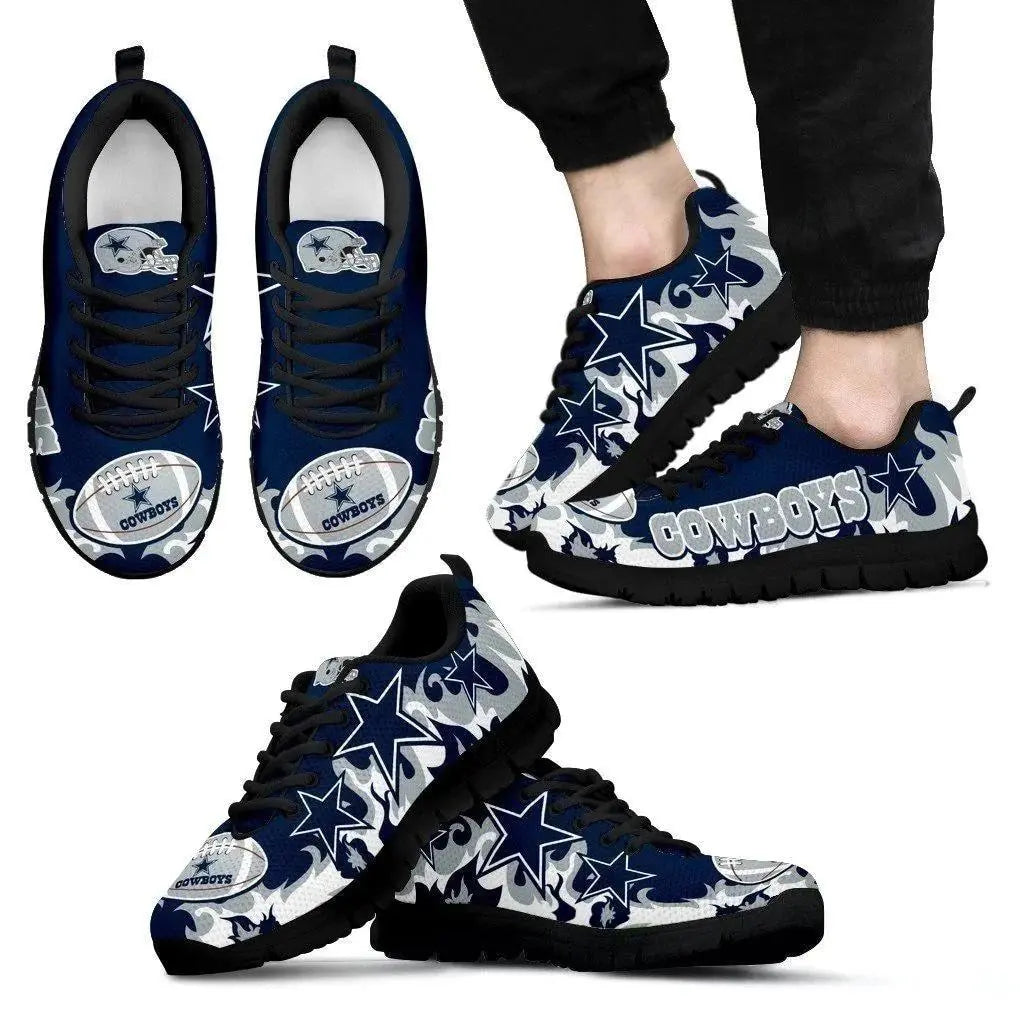 Dallas Cowboys Custom Sneakers For Fan HA08