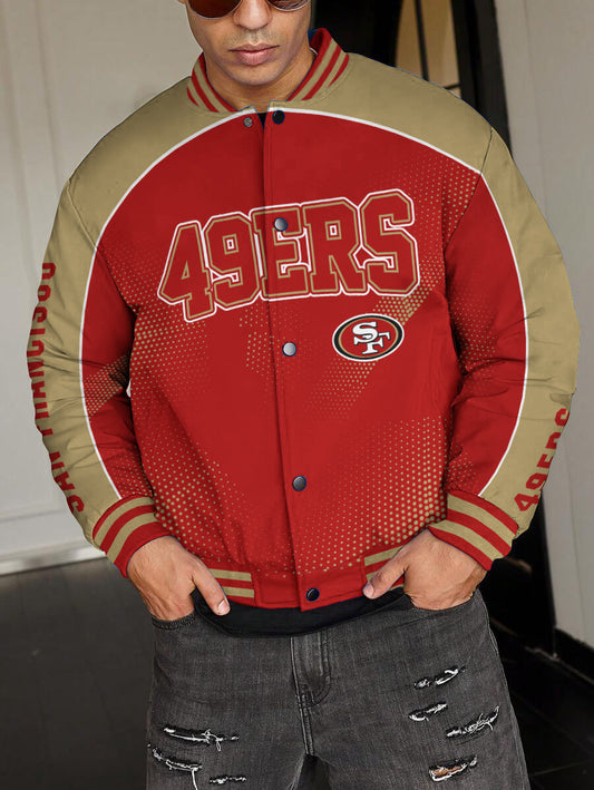 San Francisco 49ers National Football League Varsity Jacket AZBTVJK000518