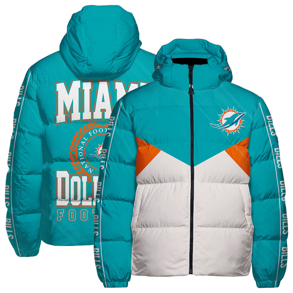 Miami Dolphins CozyCloud Down Jacket AZBTDWJ000197