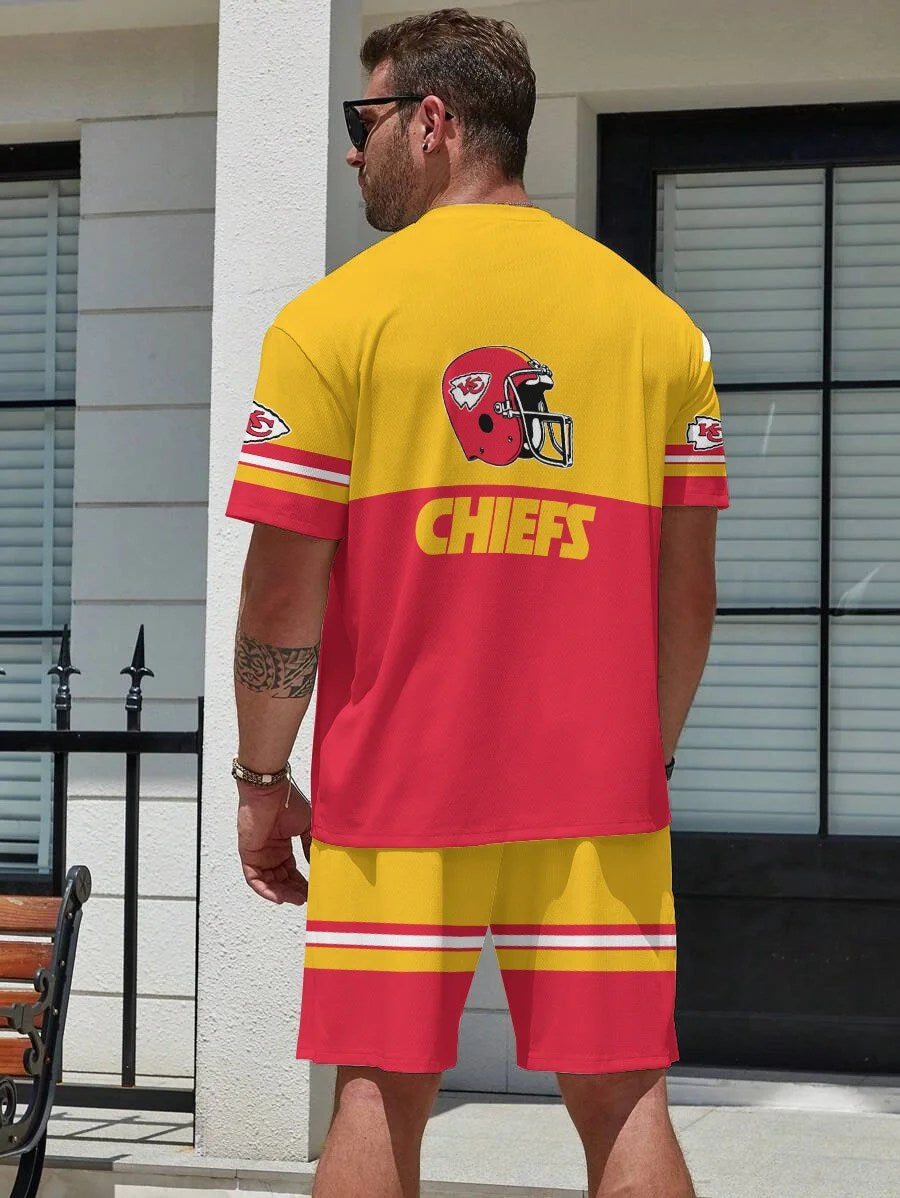 Kansas City Chiefs T-shirt and Shorts AZBTTSAS000046