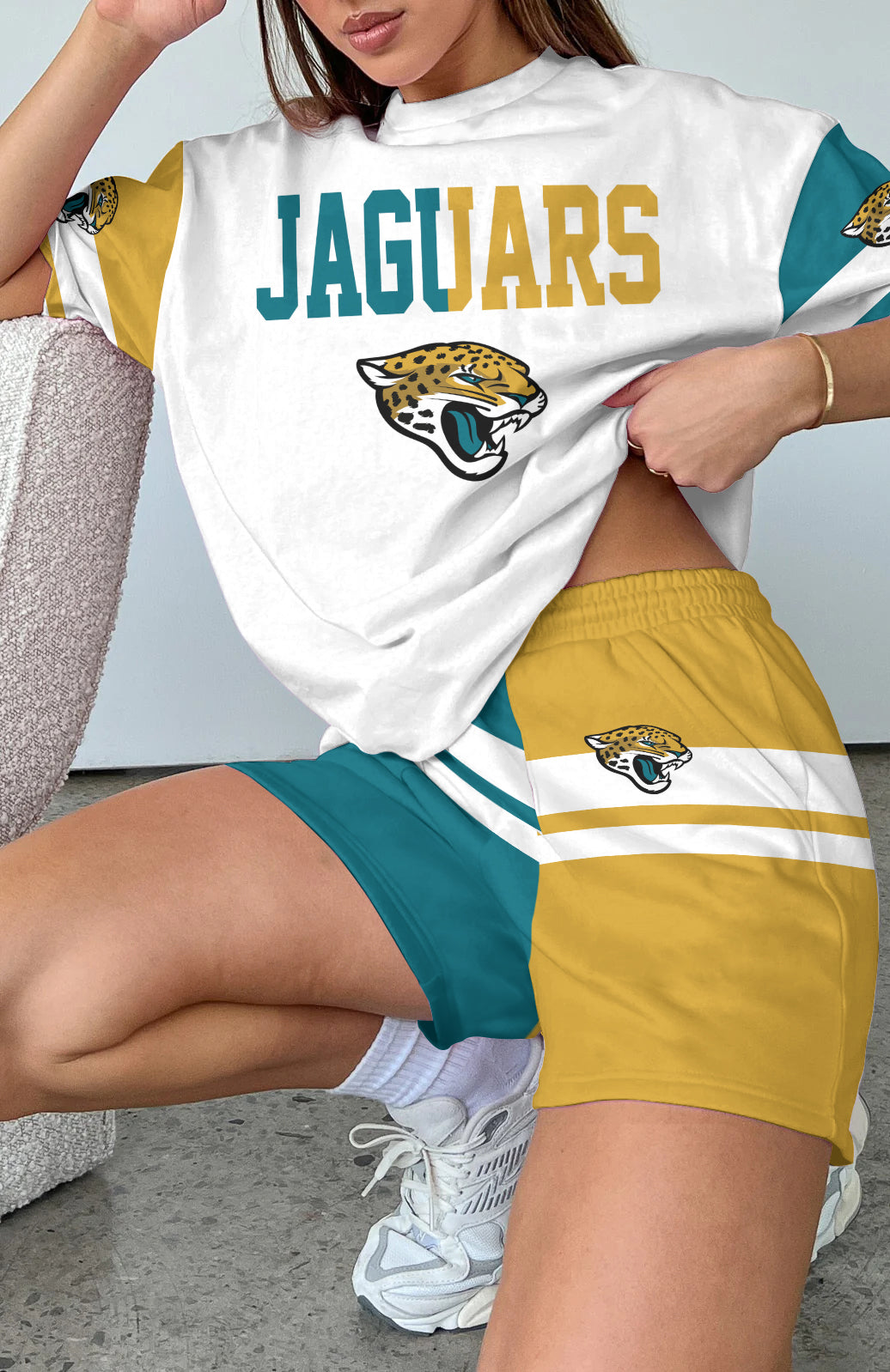 Jacksonville Jaguars Limited Edition Top And Shorts Two-Piece Suits