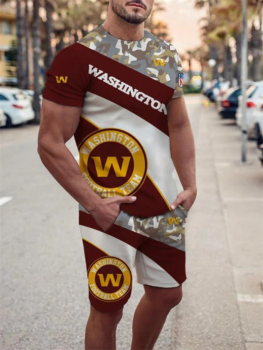 Washington Commanders T-shirt and Shorts AZTS458
