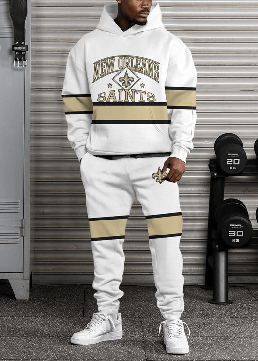 New Orleans Saints Combo Pullover Hoodie And Sweatpants AZBTPHSP000449