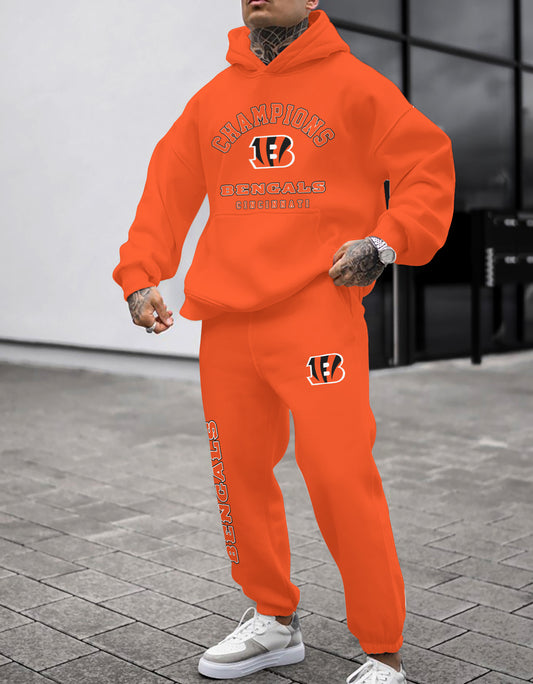 Cincinnati Bengals Combo Pullover Hoodie And Sweatpants AZBTPHSP000427
