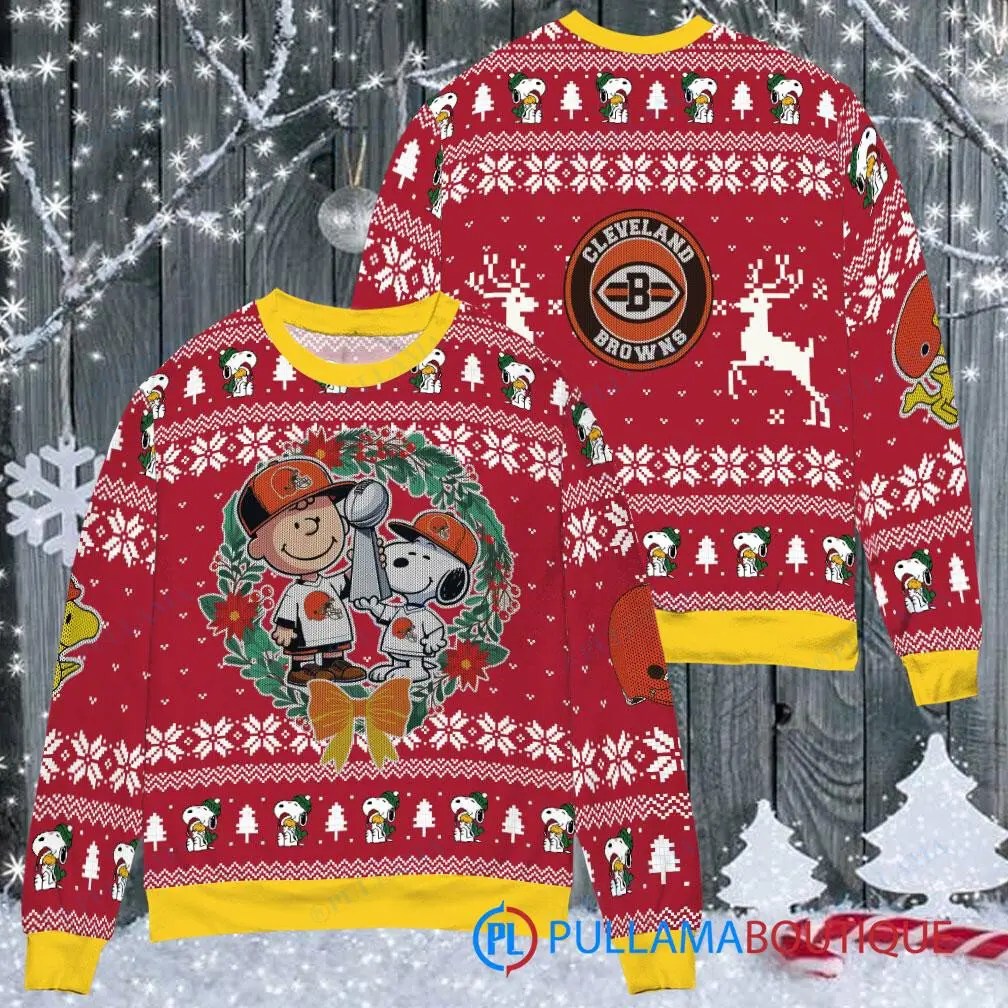 Cleveland Browns Premium Ugly Christmas Sweater AZBTUSW000009