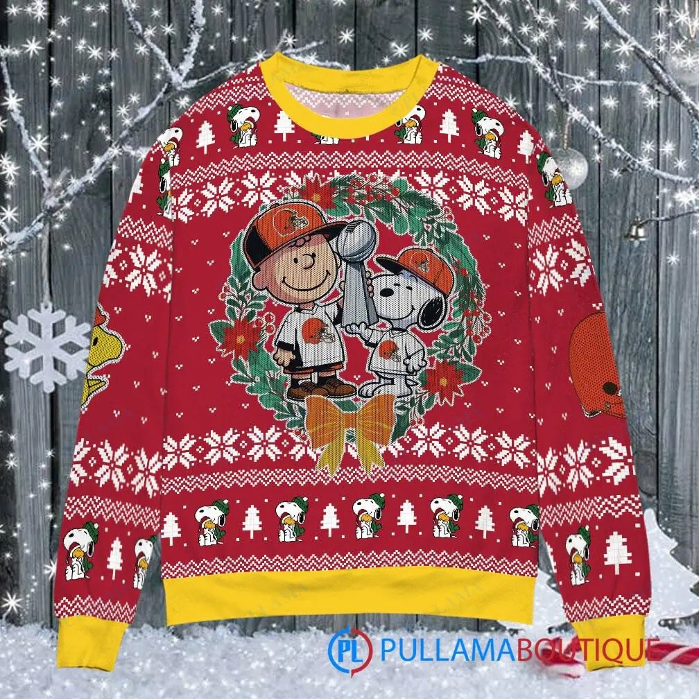 Cleveland Browns Premium Ugly Christmas Sweater AZBTUSW000009