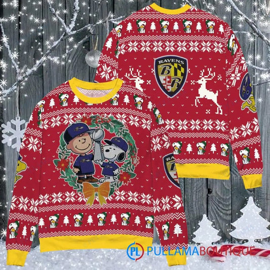 Baltimore Ravens Premium Ugly Christmas Sweater AZBTUSW000015