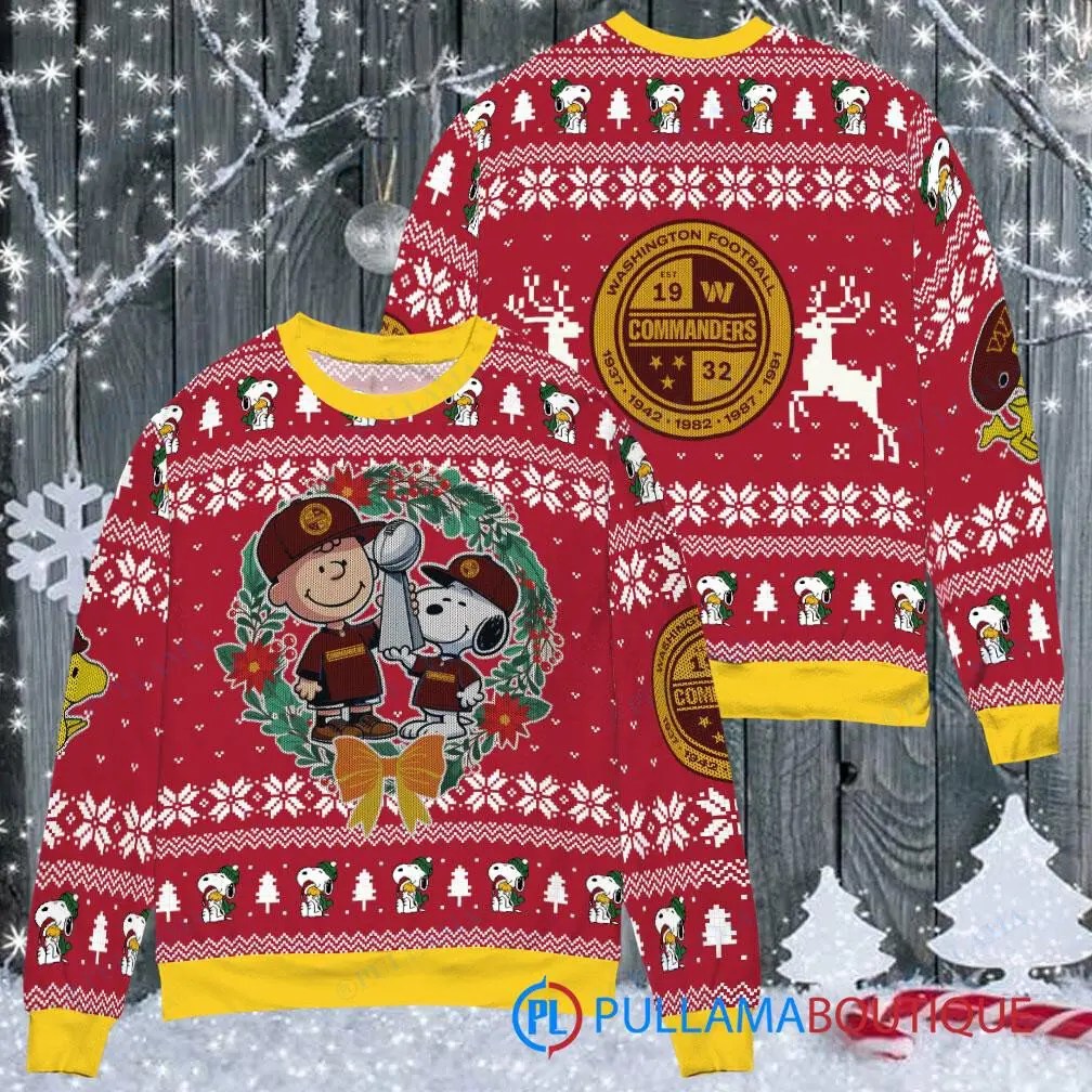 Washington Commanders Premium Ugly Christmas Sweater AZBTUSW000018