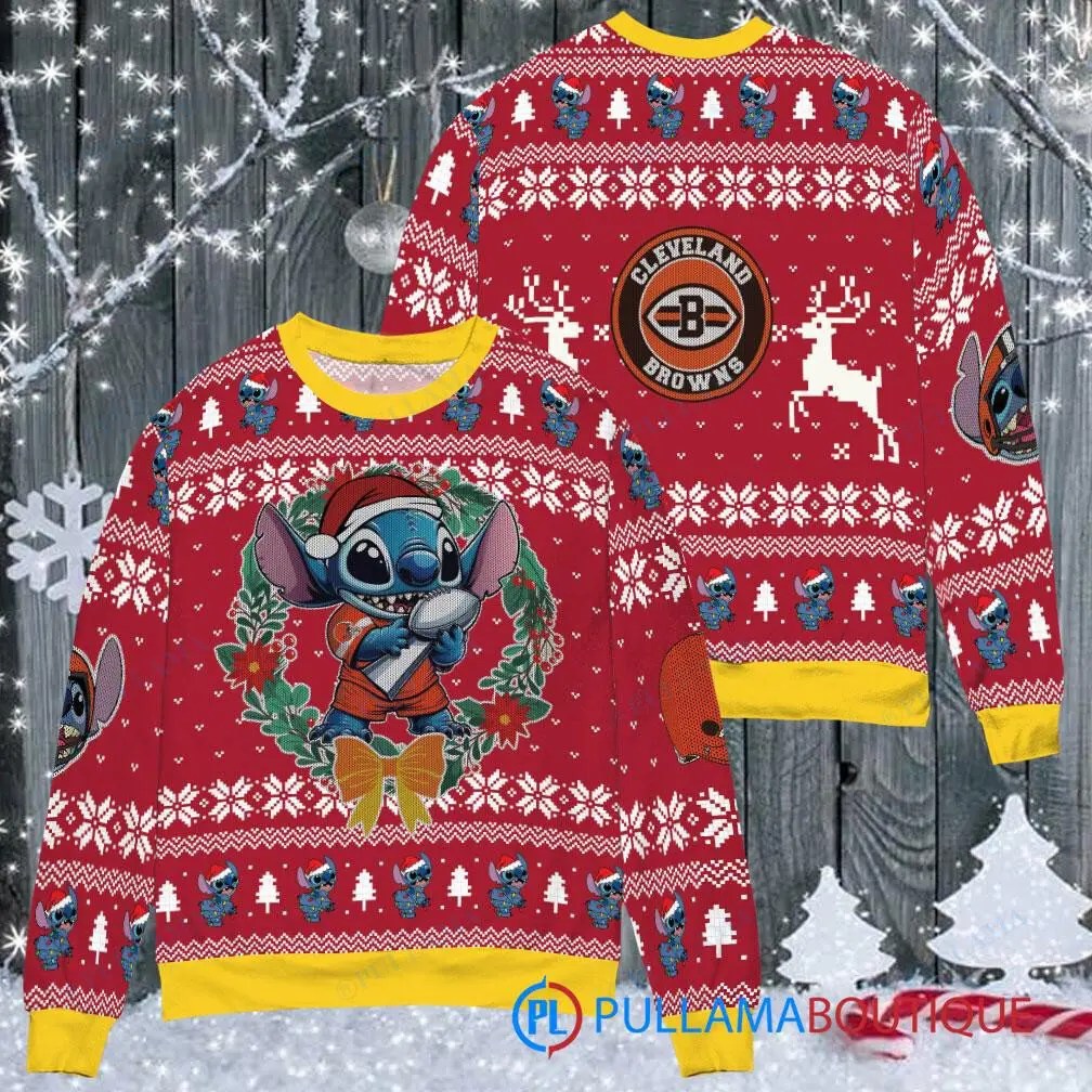 Cleveland Browns Premium Ugly Christmas Sweater AZBTUSW000030