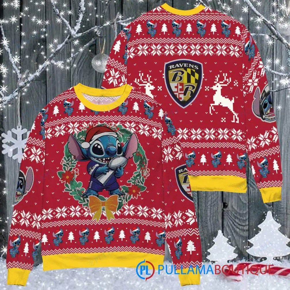 Baltimore Ravens Premium Ugly Christmas Sweater AZBTUSW000037