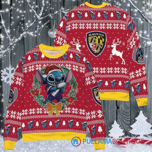Baltimore Ravens Premium Ugly Christmas Sweater AZBTUSW000037
