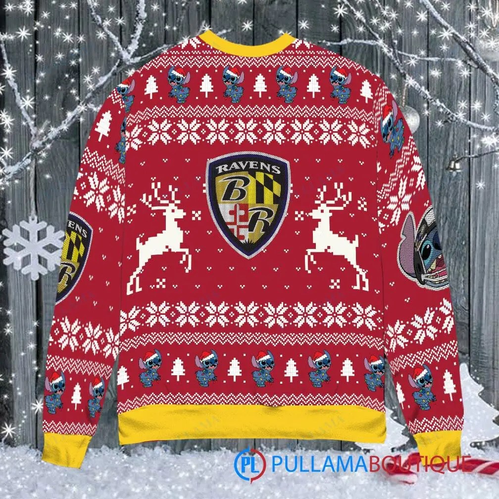 Baltimore Ravens Premium Ugly Christmas Sweater AZBTUSW000037