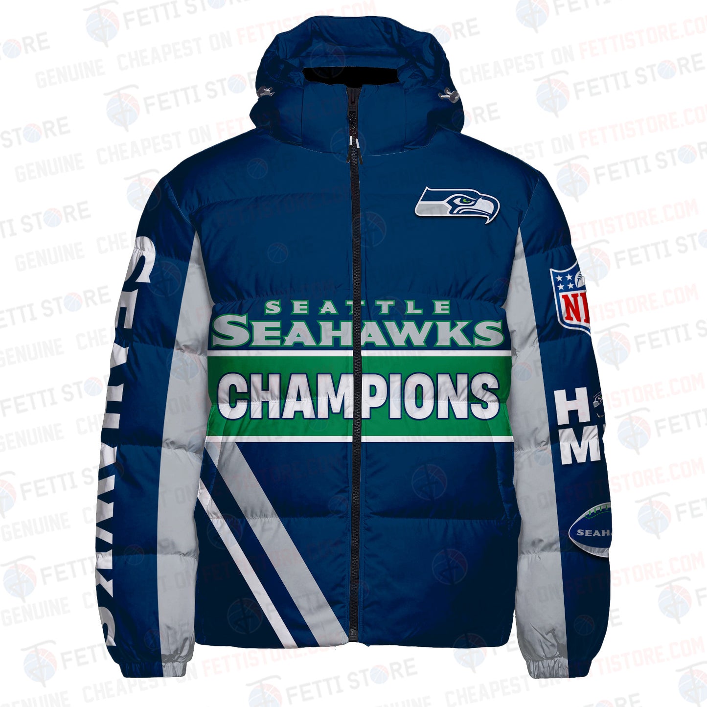 Seattle Seahawks  CozyCloud Down Jacket AZBTDWJ000076