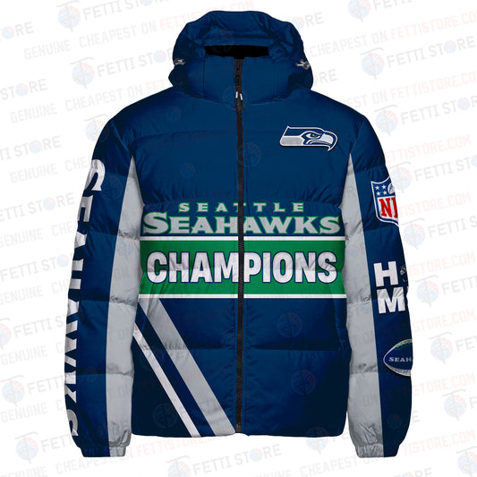 Seattle Seahawks  CozyCloud Down Jacket AZBTDWJ000076
