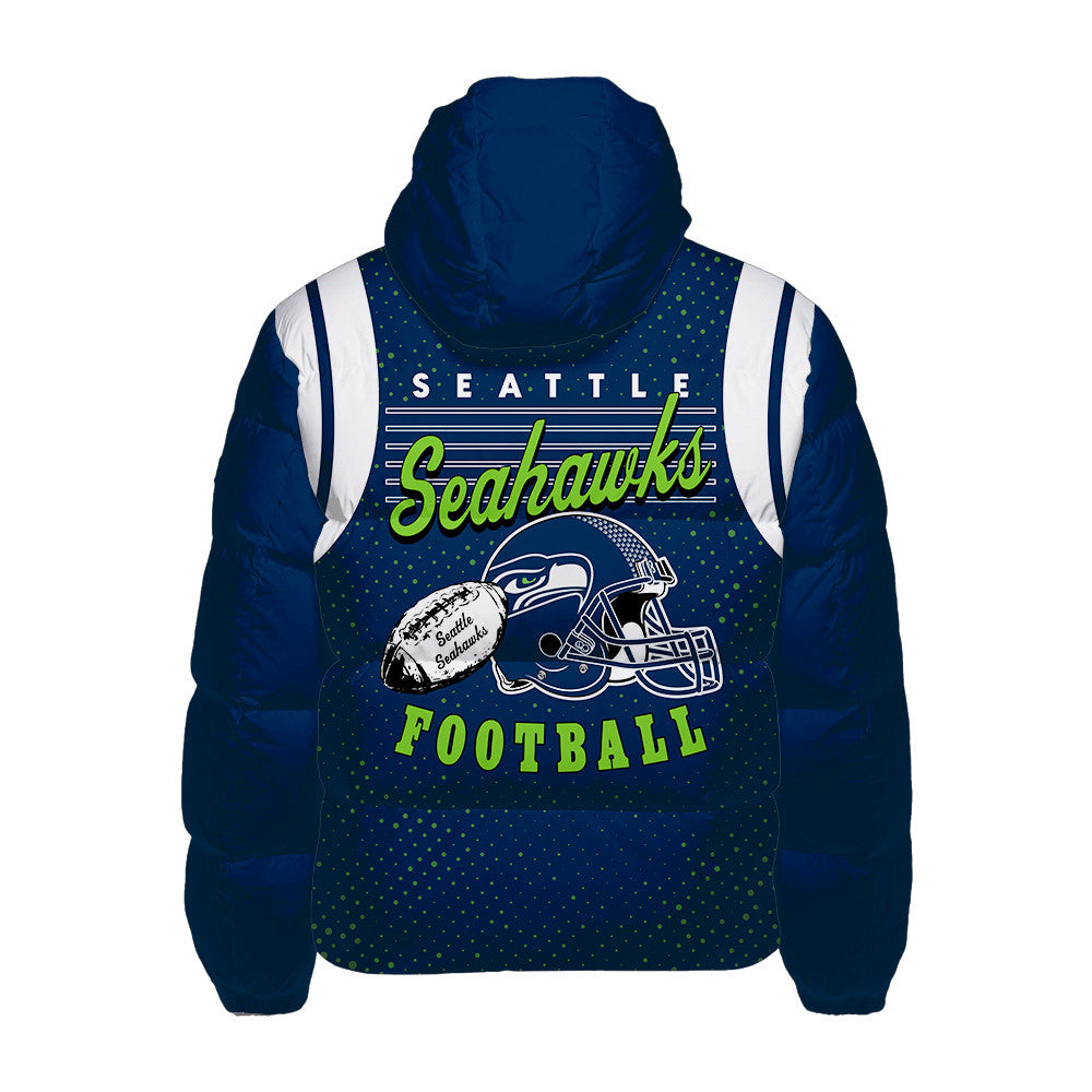 Seattle Seahawks CozyCloud Down Jacket AZBTDWJ000278