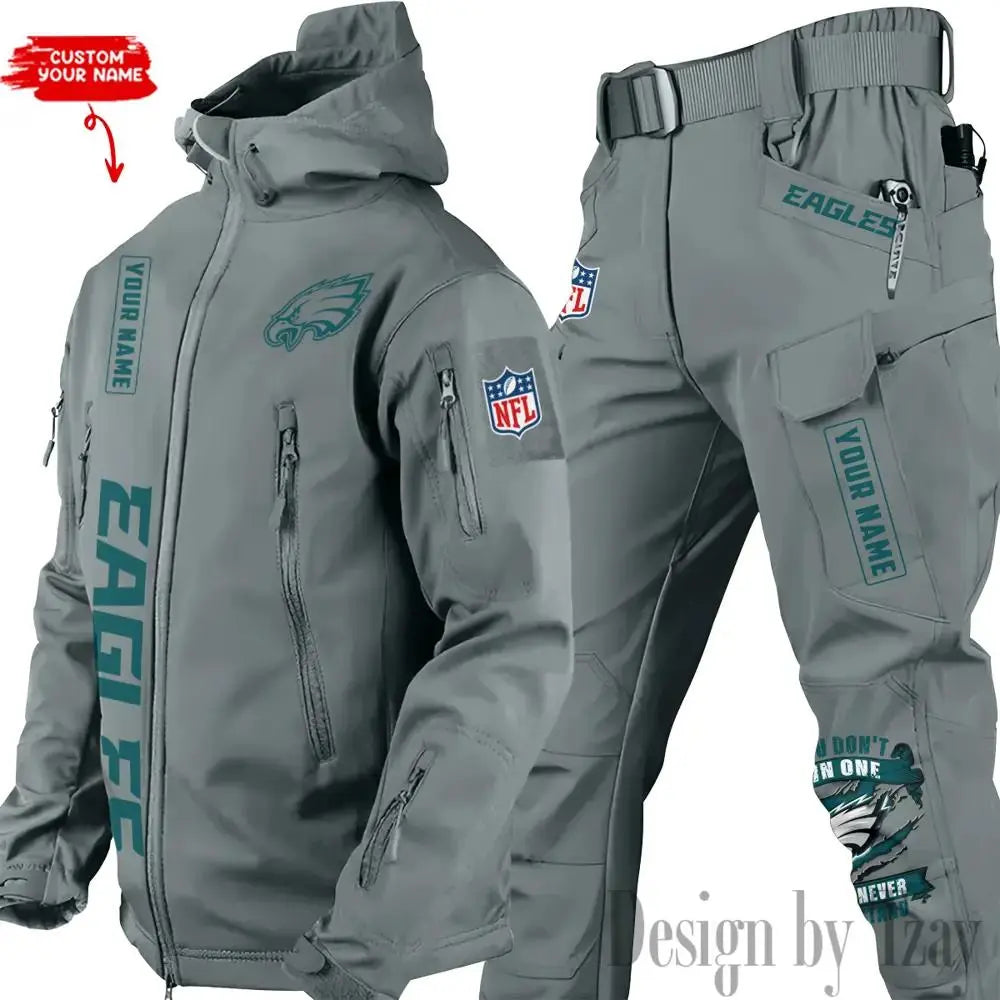 Philadelphia Eagles Outdoor Jacket and Pants 000107