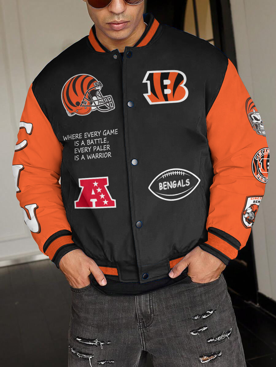 Cincinnati Bengals National Football League Varsity Jacket AZBTVJK000481