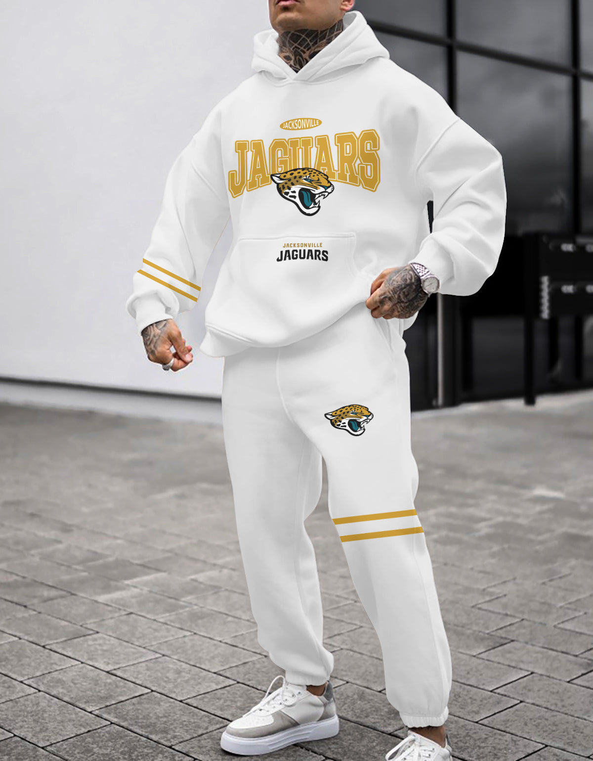 Jacksonville Jaguars Combo Pullover Hoodie And Sweatpants AZBTPHSP000447