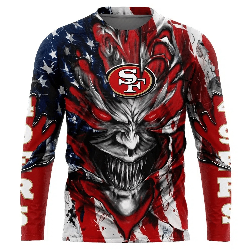 San Francisco 49ers All Over Printed T-shirt Sweatshirt Hoodie AZCHD595