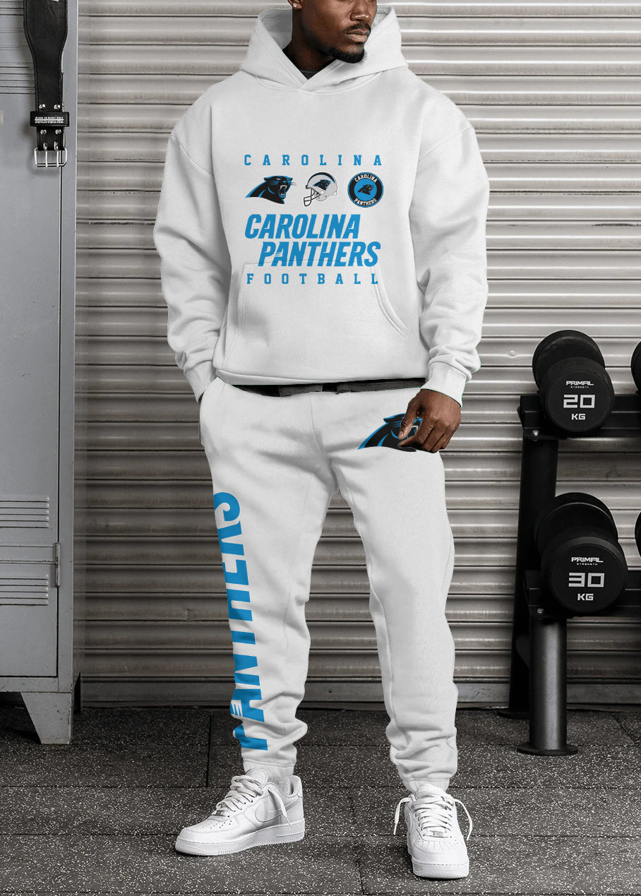 Carolina Panthers Combo Pullover Hoodie And Sweatpants AZBTPHSP000424