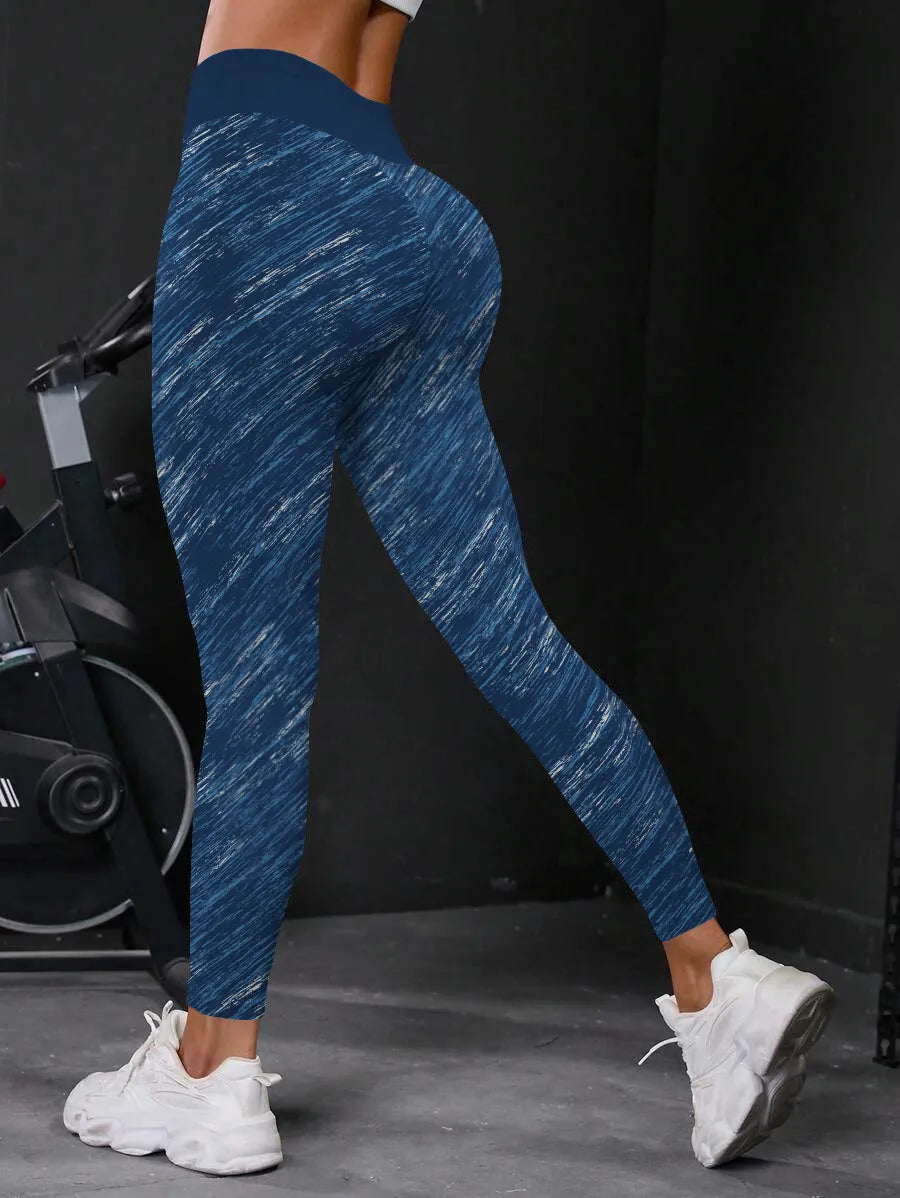 Tennessee Titans High Waist Push Up Printed Leggings (1)