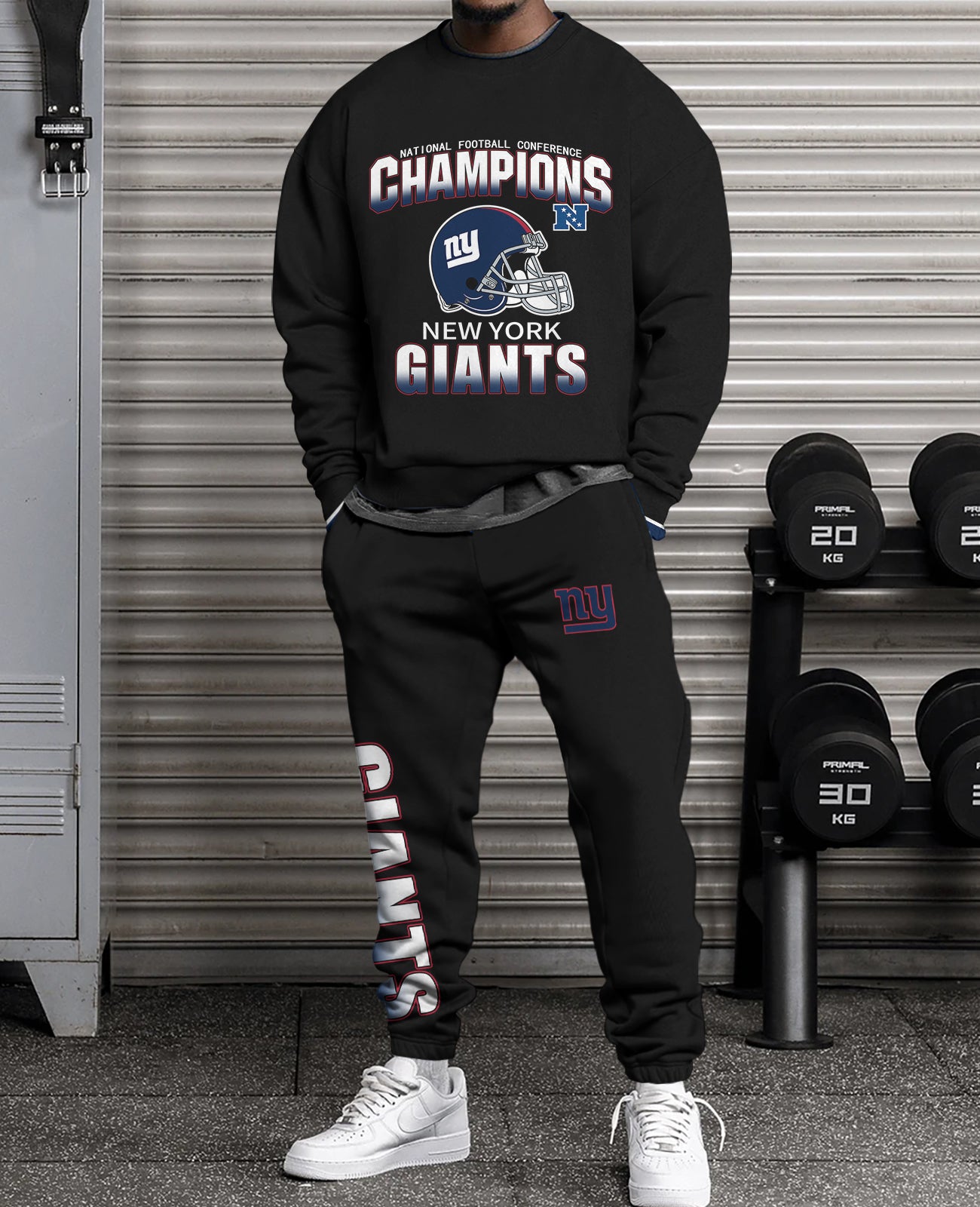 New York Giants Combo 3D Sweatsuit and Sweatpants Unisex CBSP159