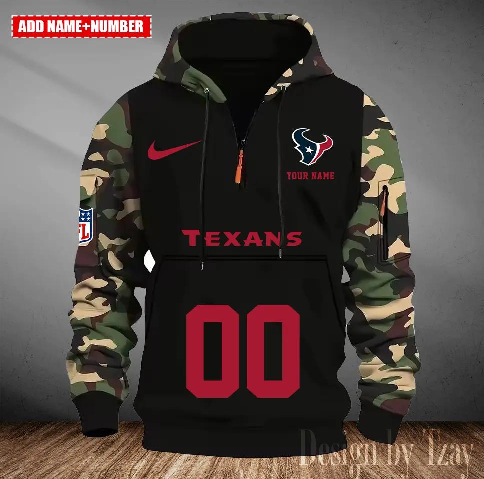 Houston Texans Camouflage Hooded Sweatshirt HA13
