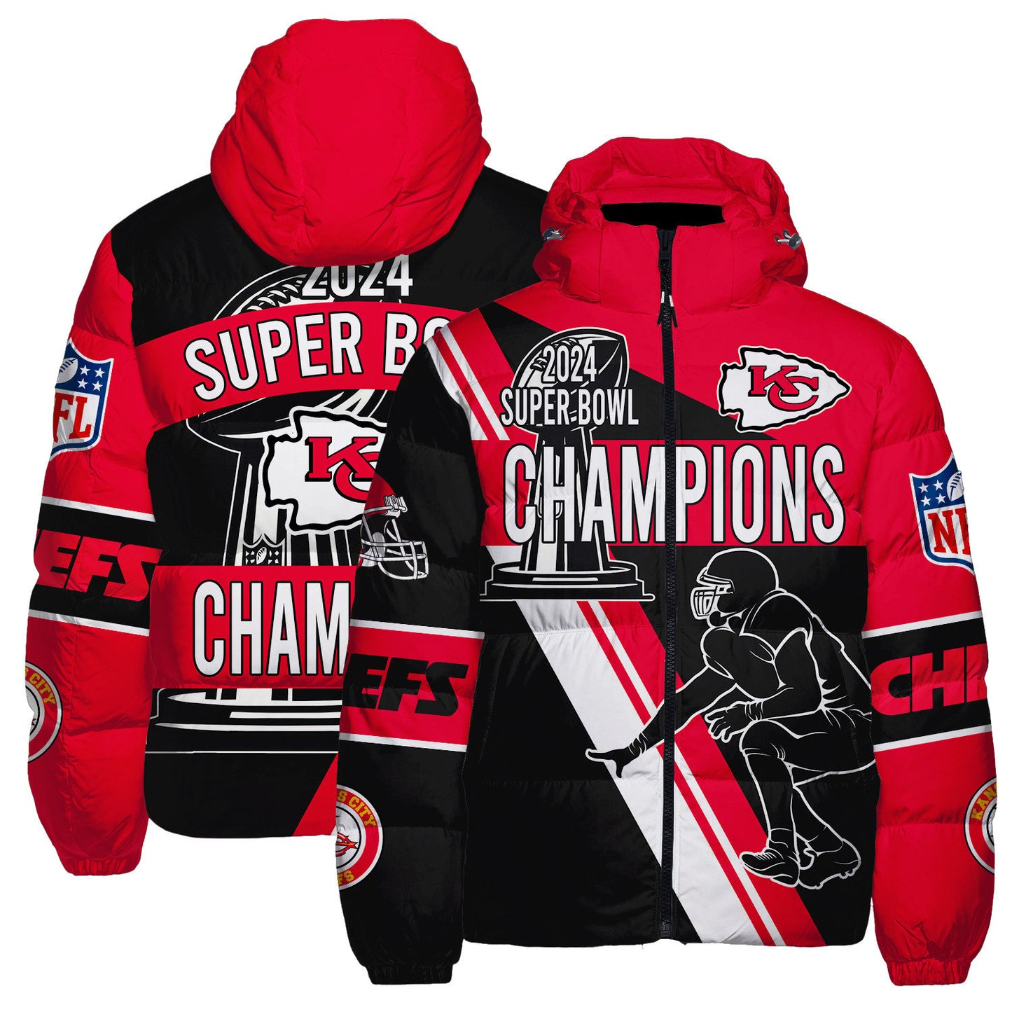 Kansas City Chiefs CozyCloud Down Jacket AZBTDWJ000148